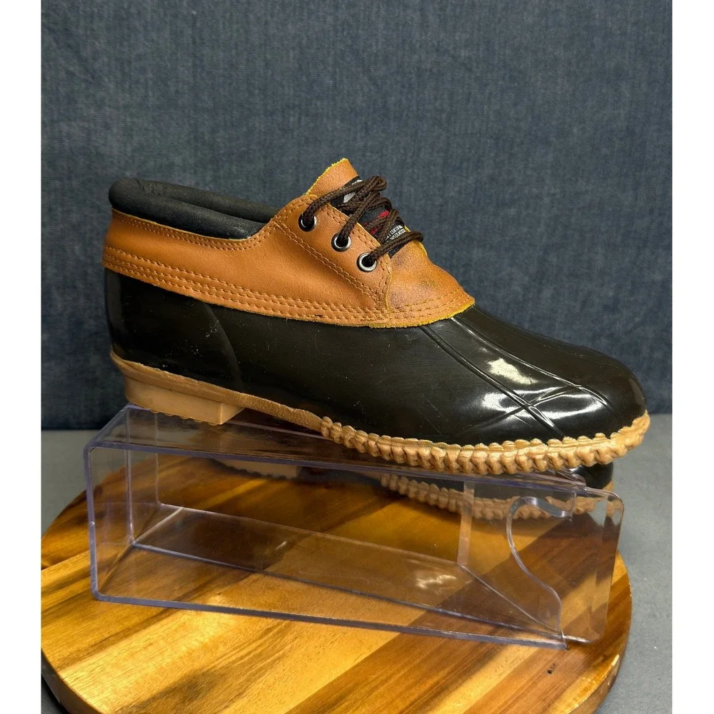 Igloo Thermo-Vie Insulated Duck Shoes Mens Size 12 Brown Black Waterproof